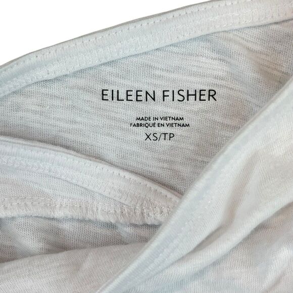 Eileen Fisher Organic Cotton Top Women's Size XS Minimalist Casual Capsule - Picture 4 of 15